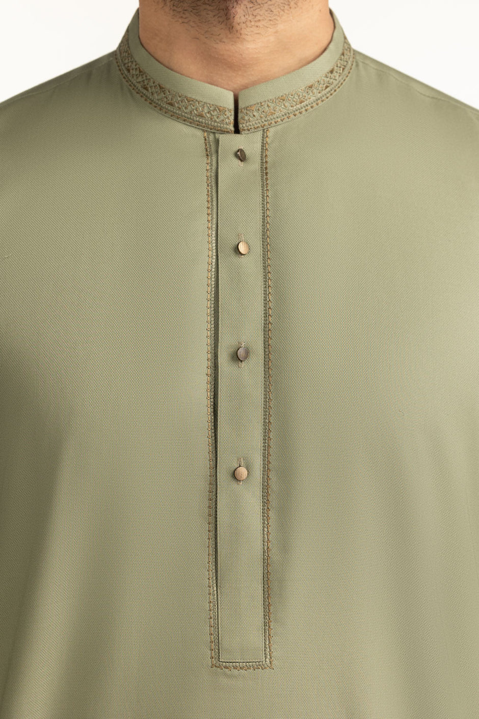 Regular Fit Embroidered Suits