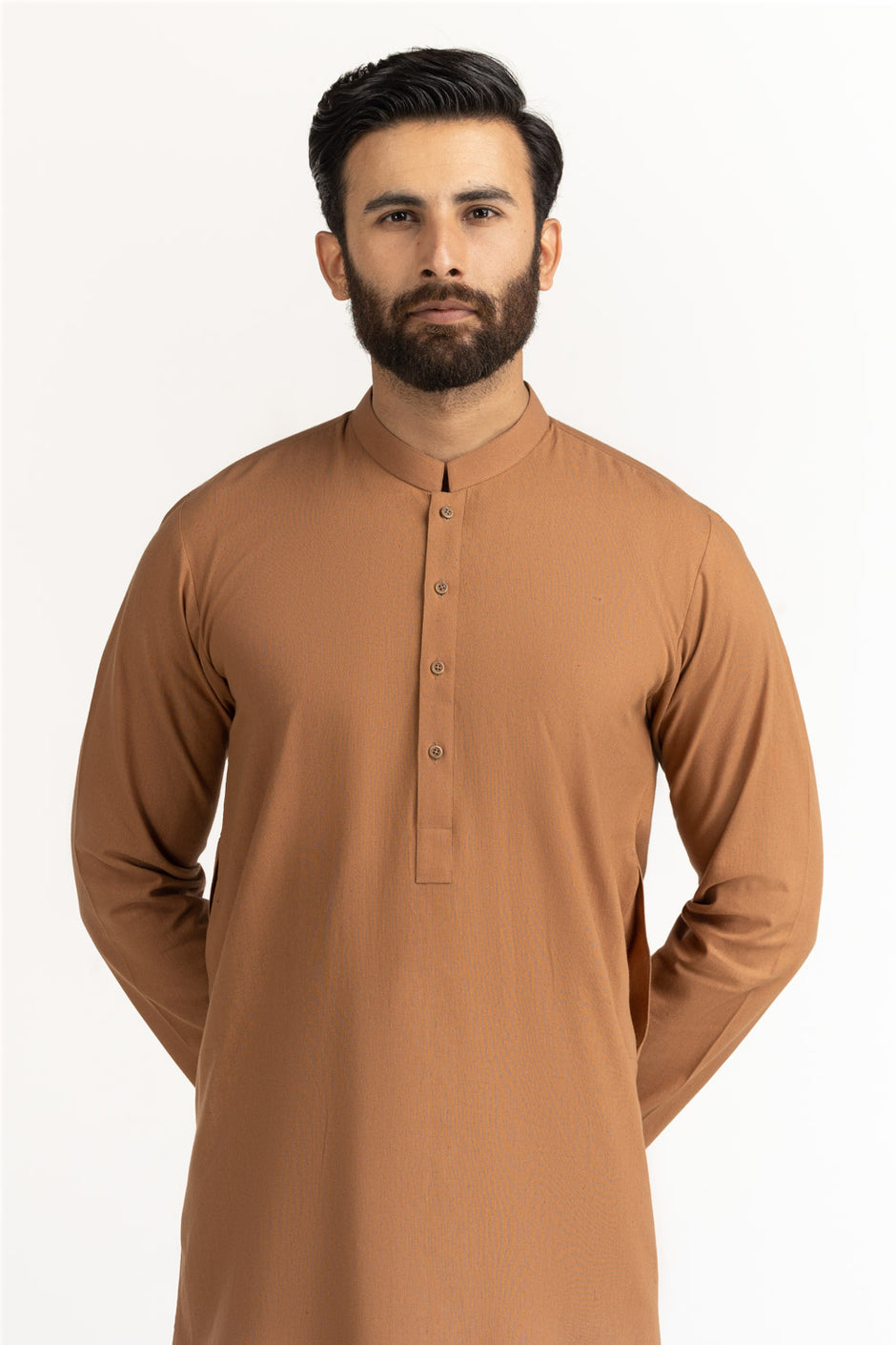 Short Length Kameez with Slim Straight Trouser Suit