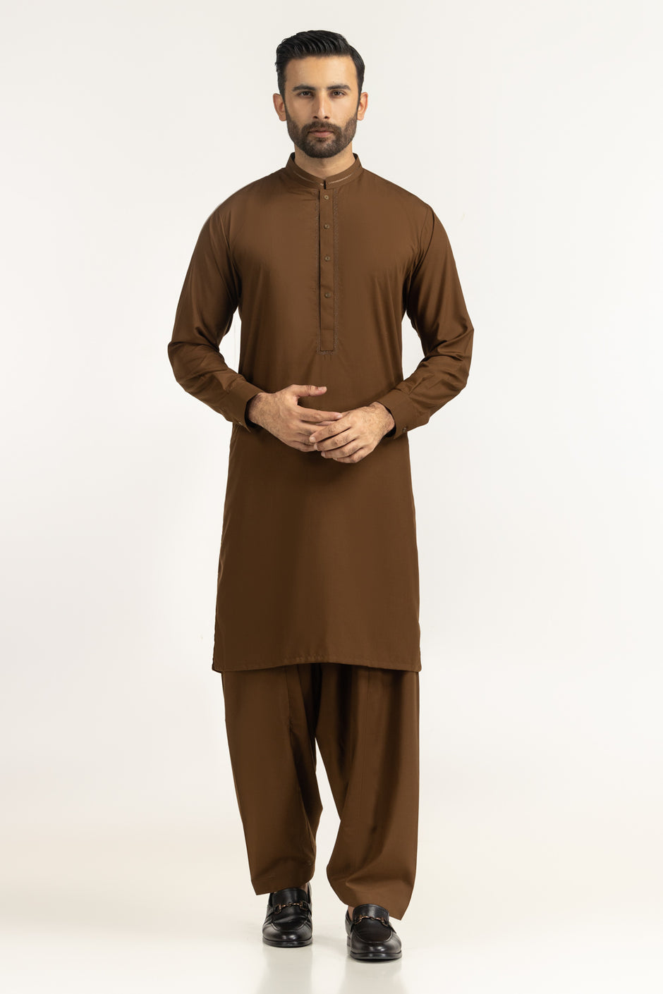 Regular Fit Embroidered Suits