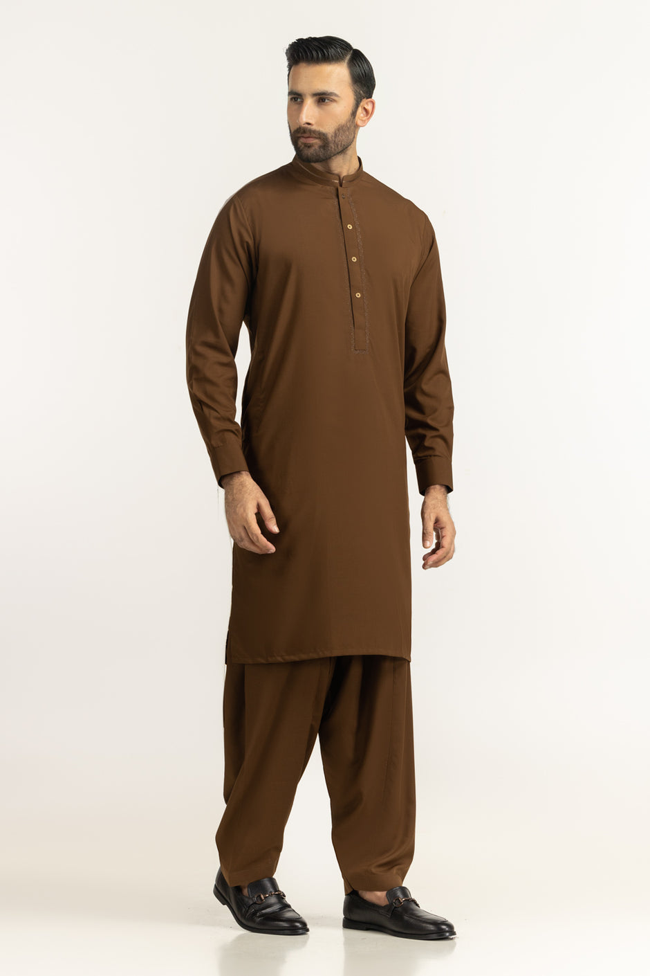 Regular Fit Embroidered Suits