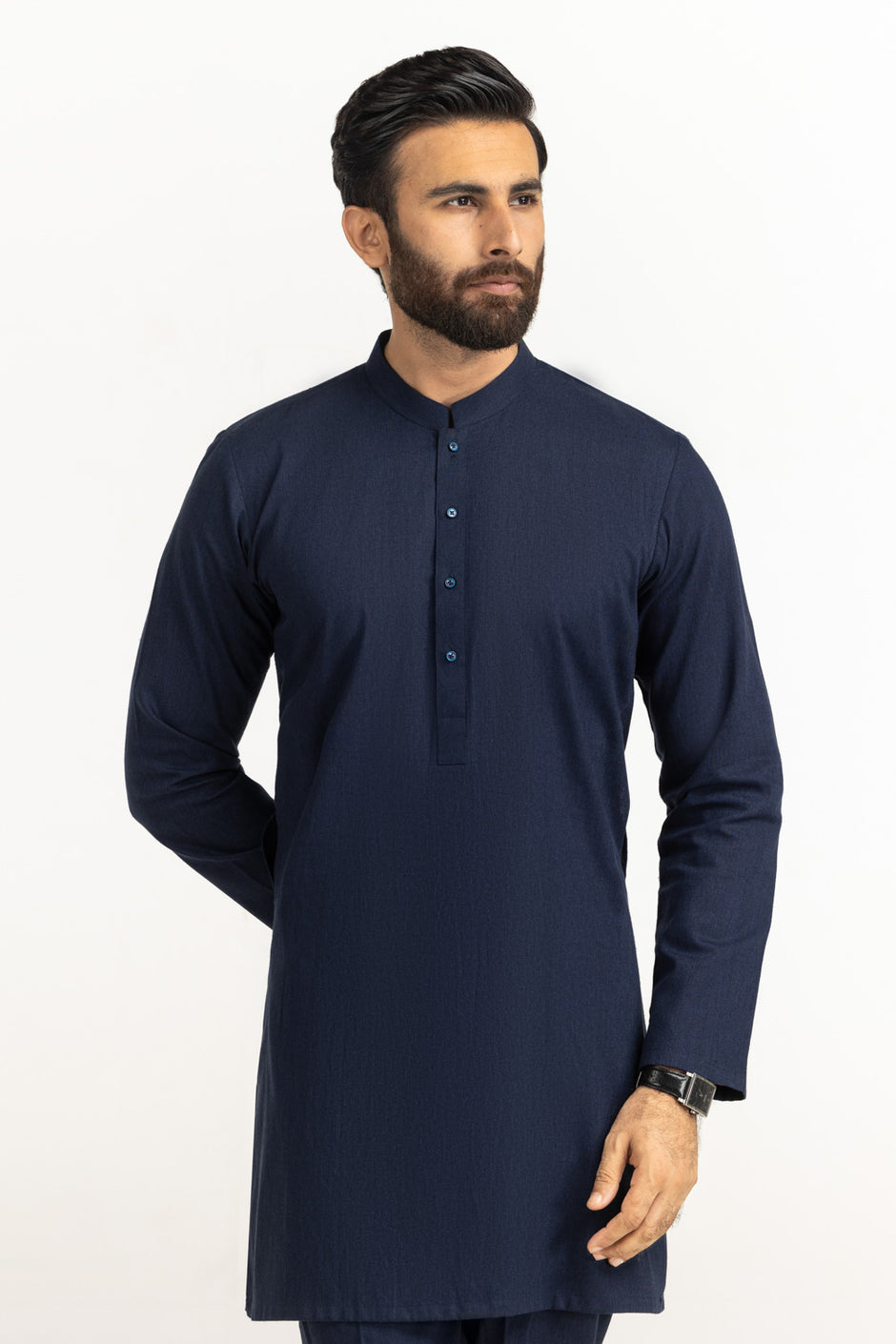 Short Length Kameez with Slim Straight Trouser Suit
