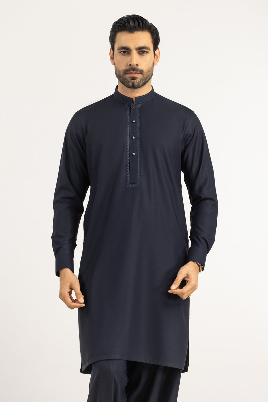 Regular Fit Embroidered Suits