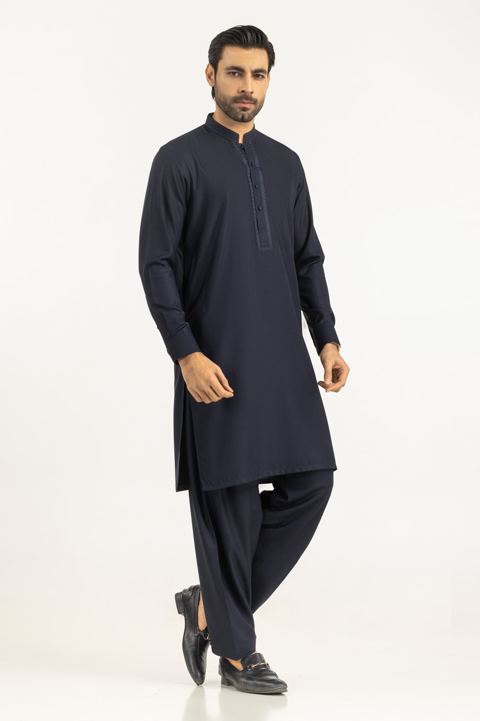 Regular Fit Embroidered Suits