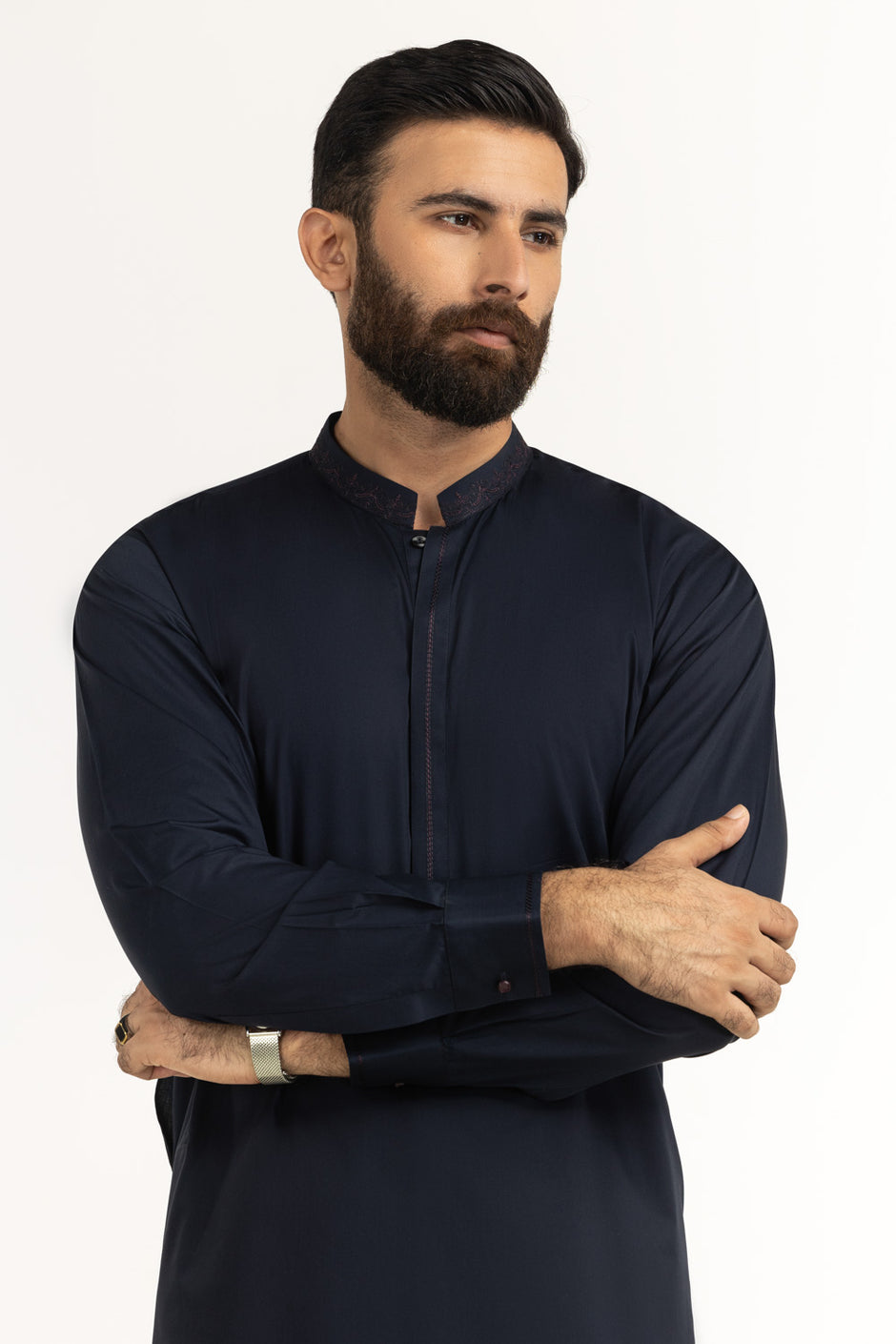 Regular Fit Embroidered Suits
