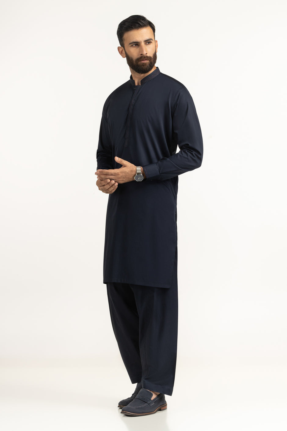Regular Fit Embroidered Suits