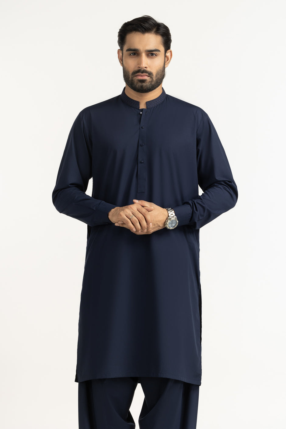 Regular Fit Embroidered Suits