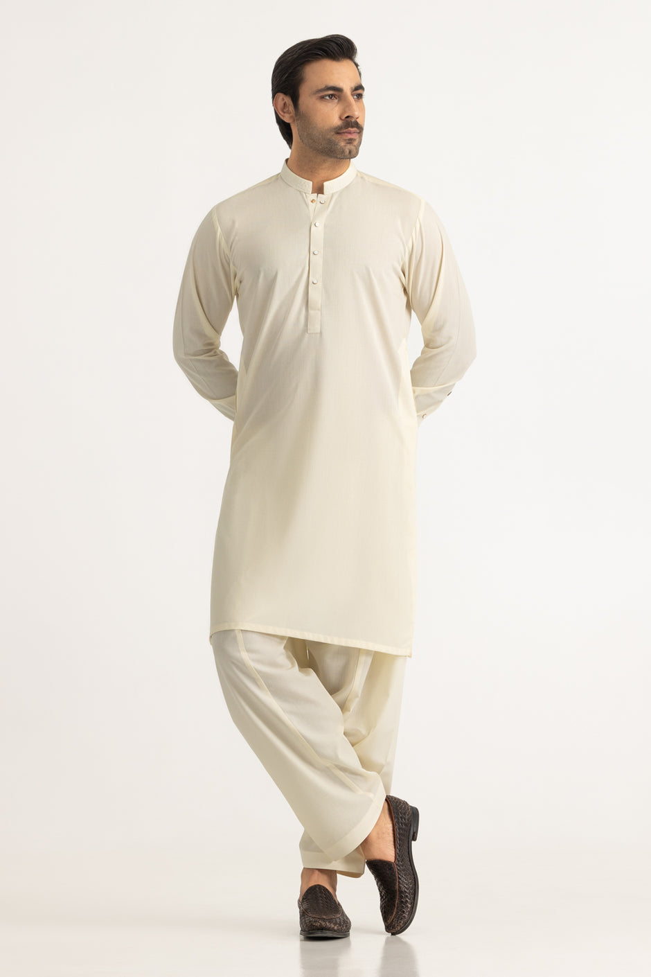 Regular Fit Embroidered Suits