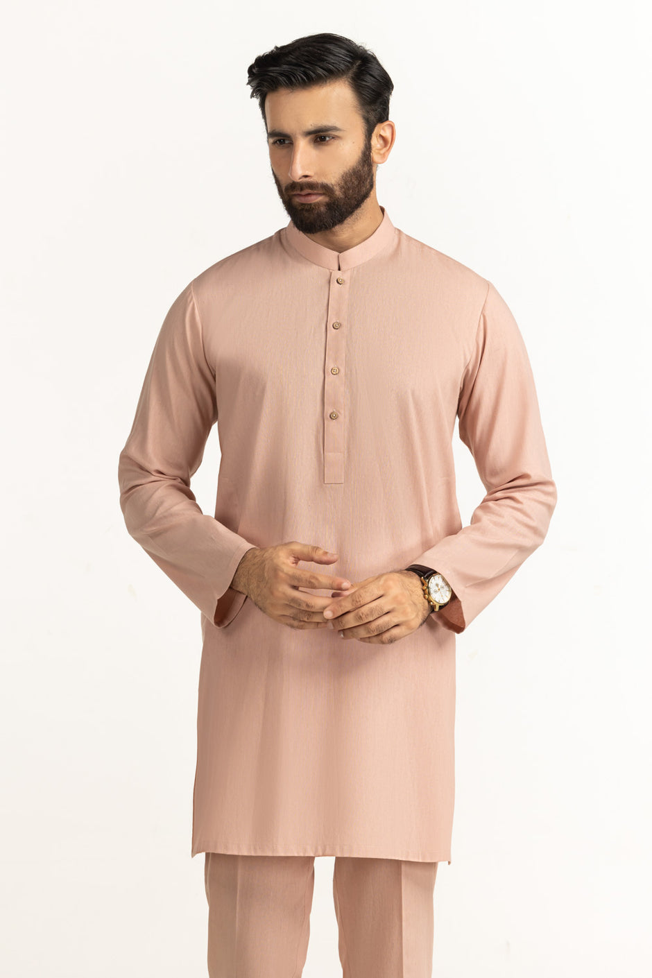 Short Length Kameez with Slim Straight Trouser Suit