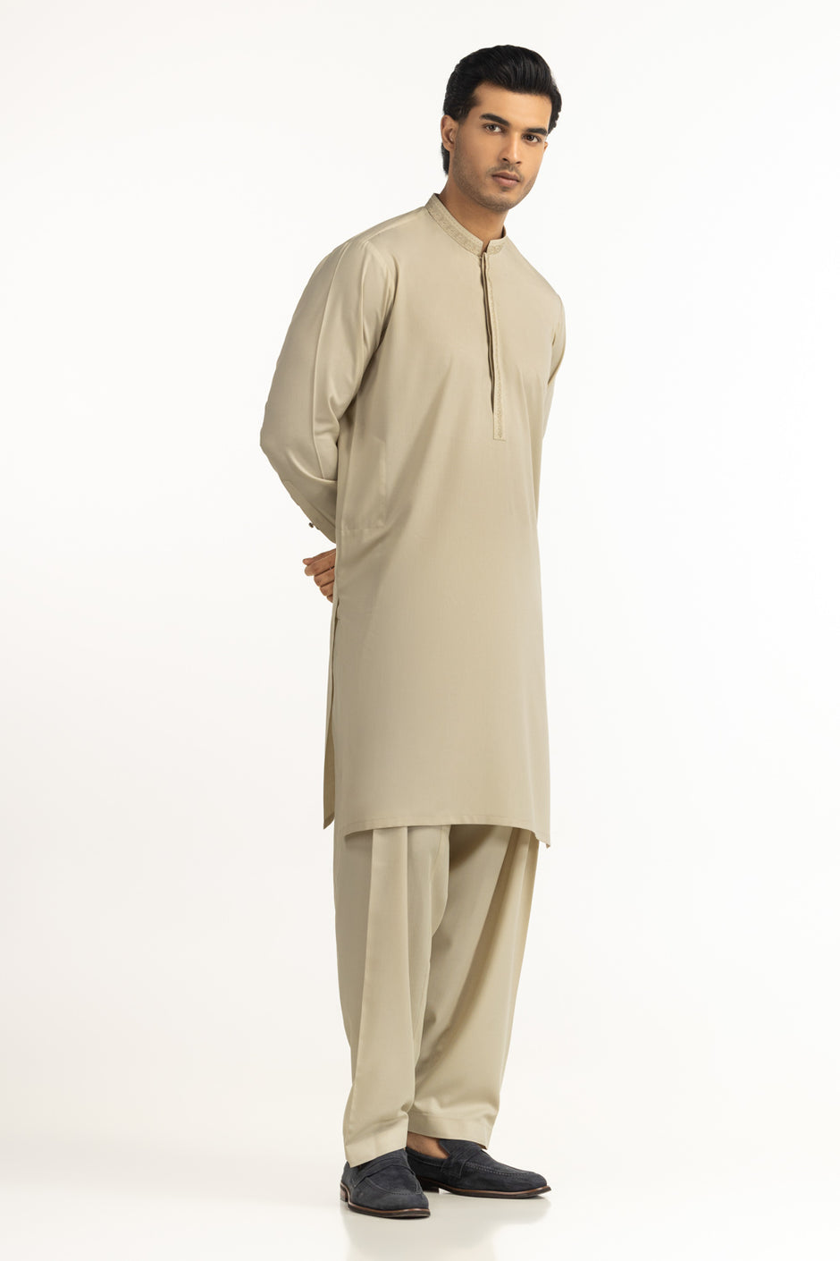Regular Fit Embroidered Suits