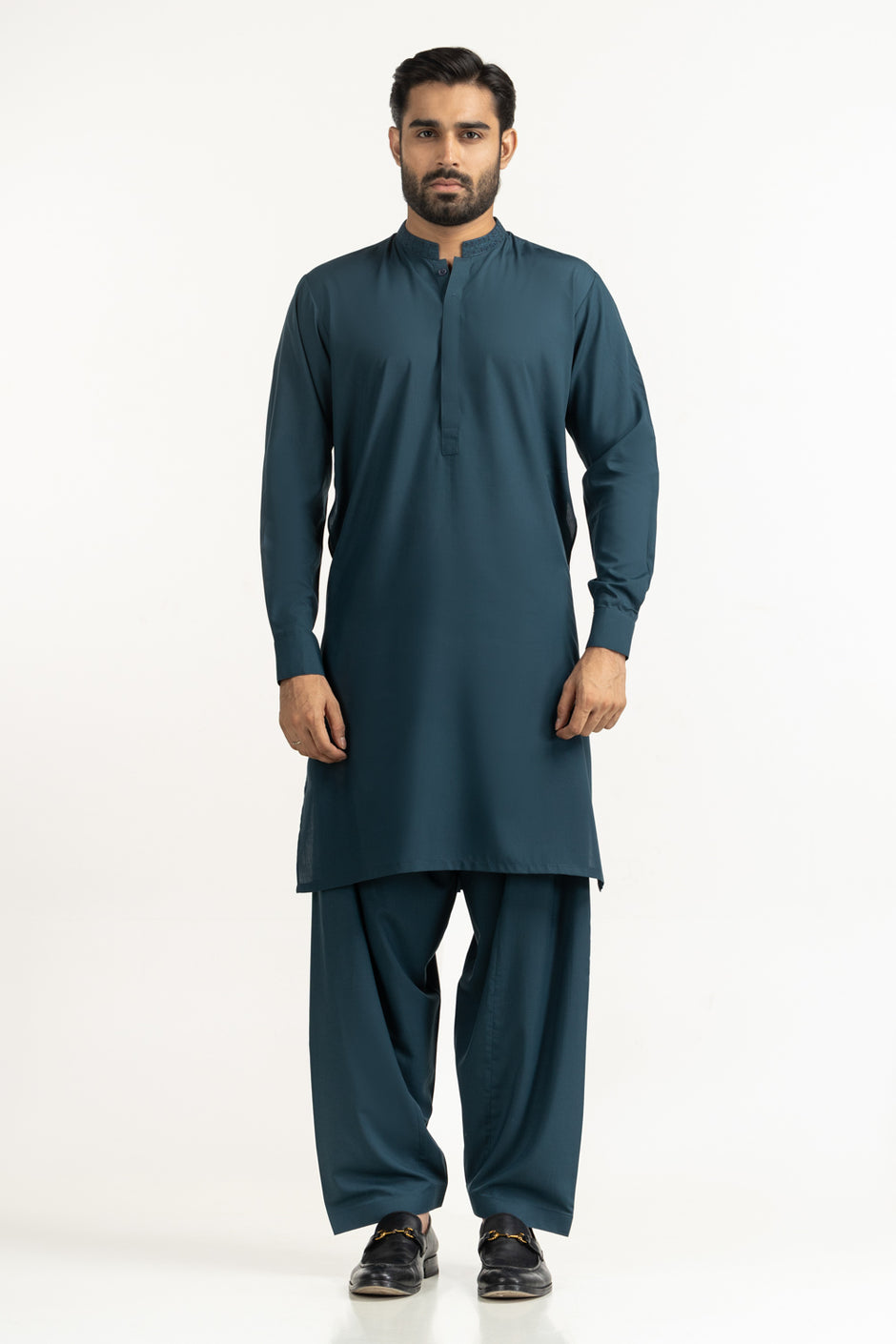 Regular Fit Embroidered Suits