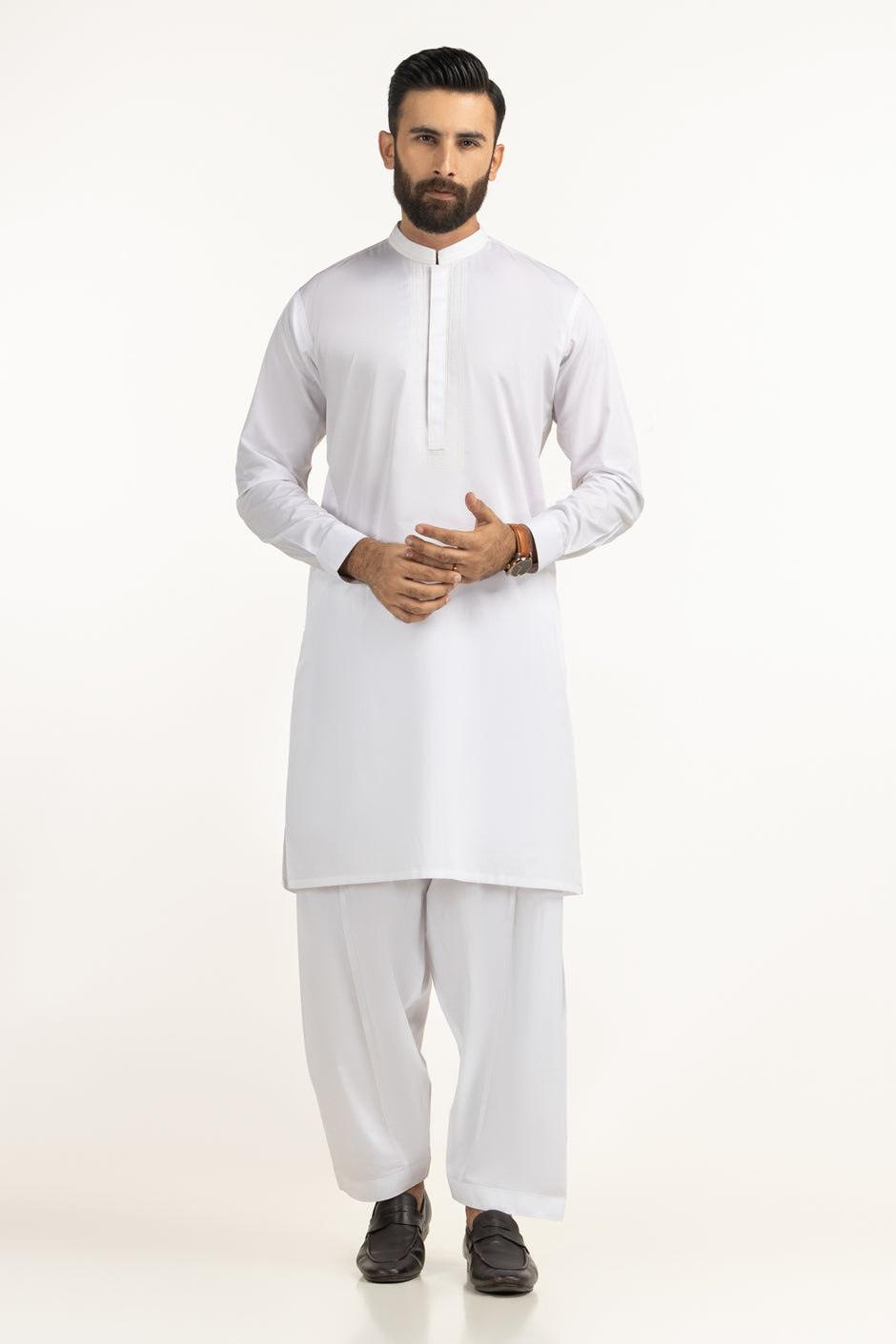 Regular Fit Embroidered Suits