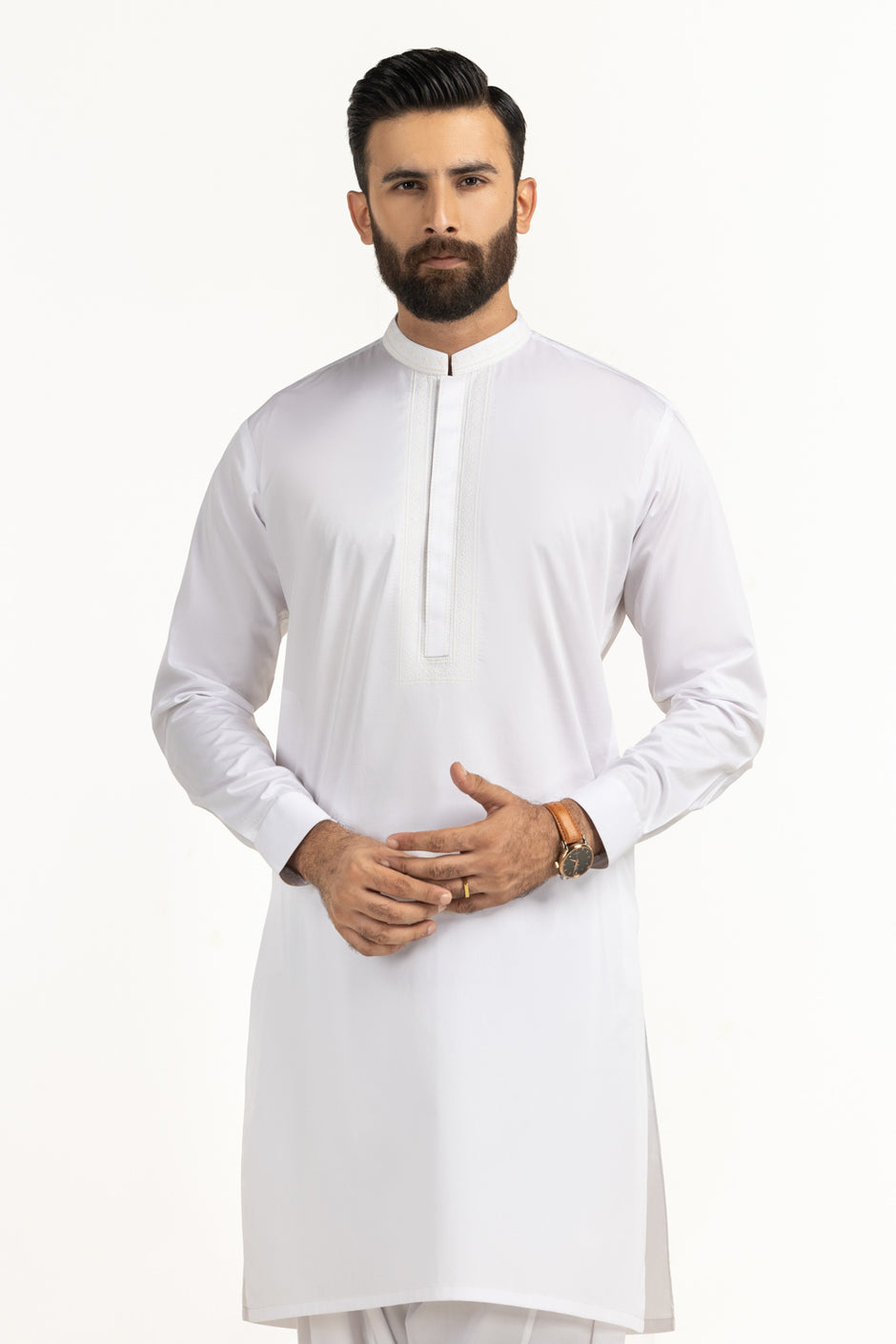 Regular Fit Embroidered Suits