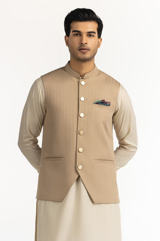 Regular Fit Styling Waist Coat WC-STY25-041