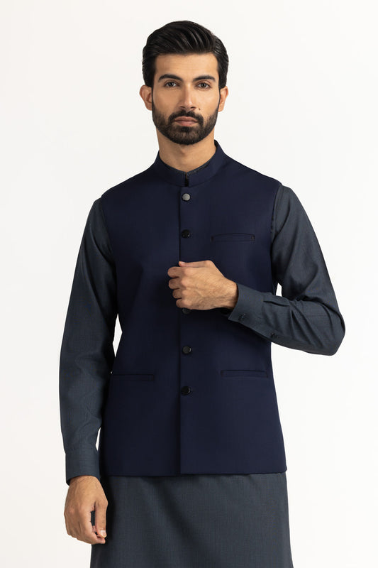 Regular Fit Basic Waistcoat WC-STY25-004