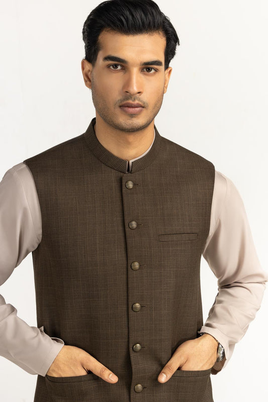 Regular Fit Styling Waist Coat WC-STY25-040