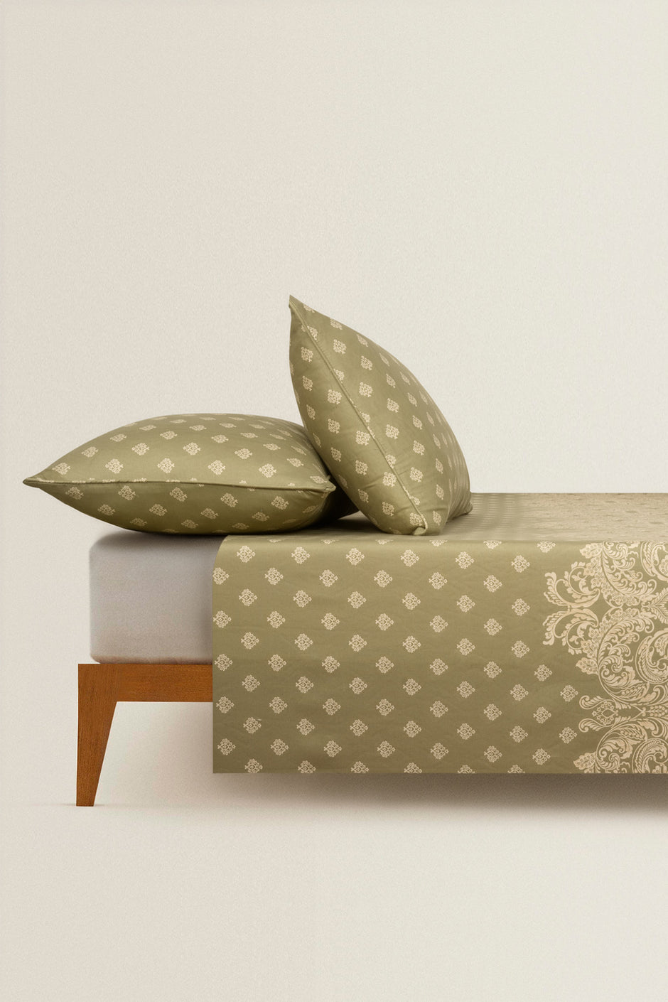Misty Green Bed Sheet Set
