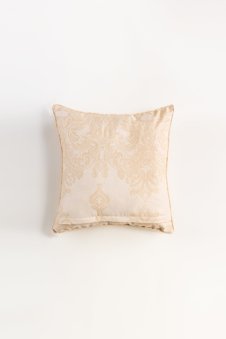 Misty Green Embroidered Square Cushion Cover