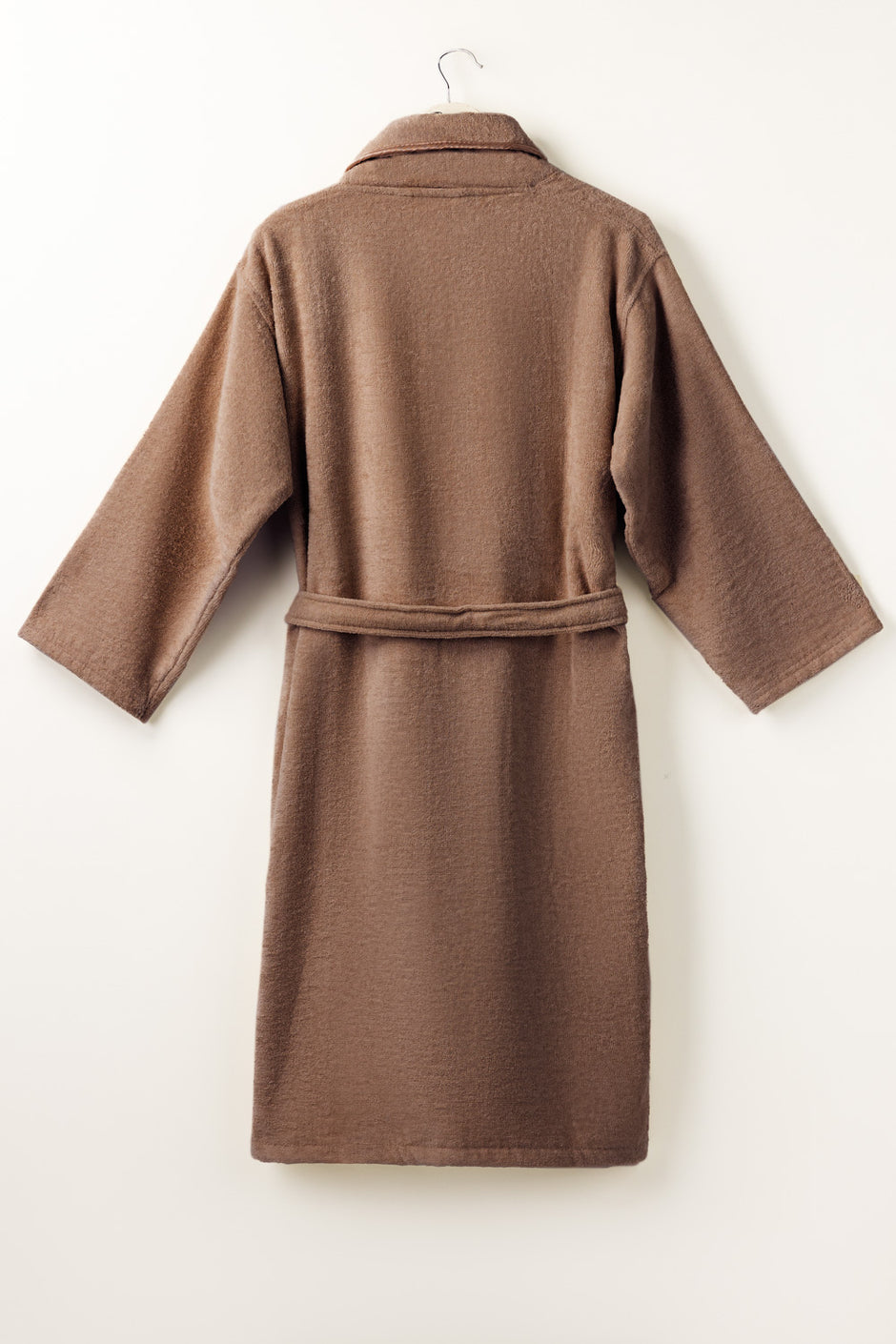 Mocha Brown Velour Bathrobe