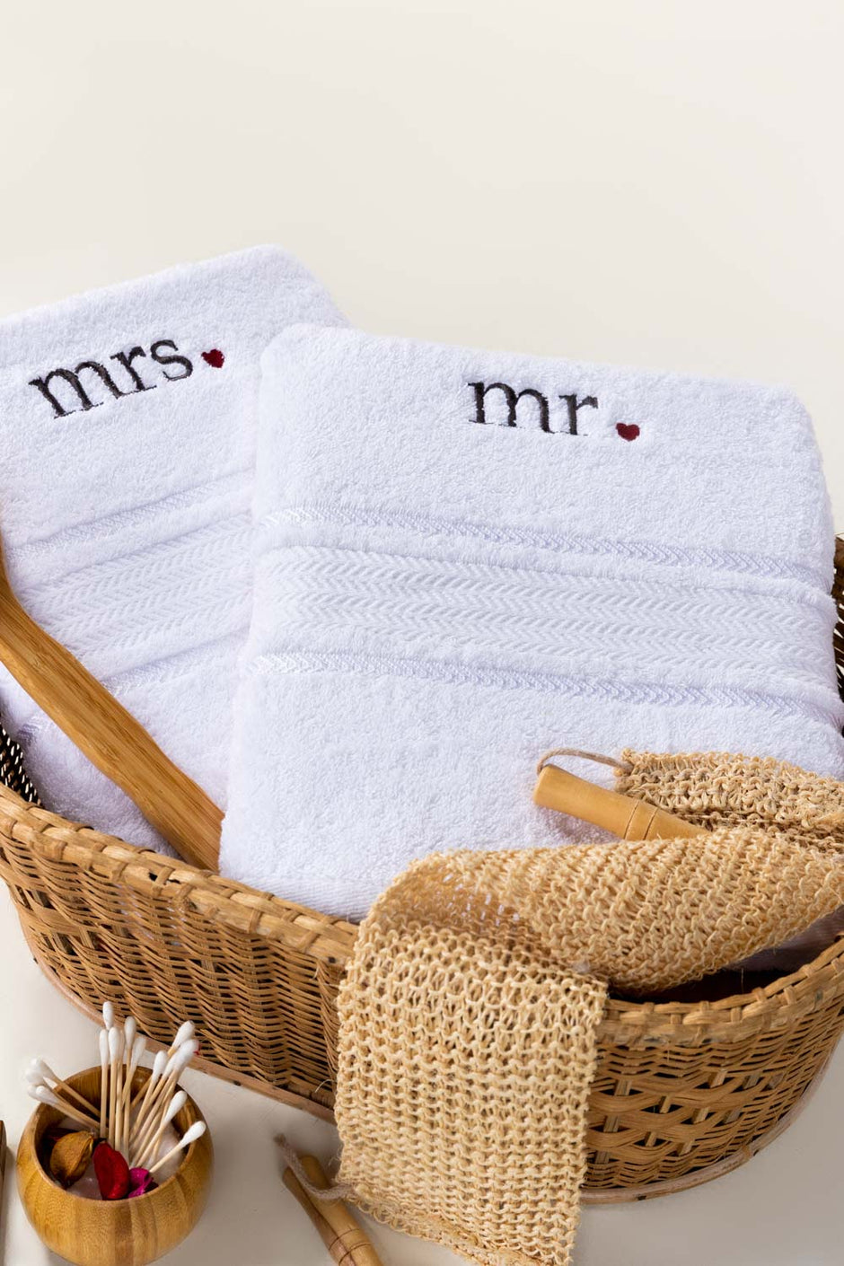 Mrs Combed Embroidered Towel 26