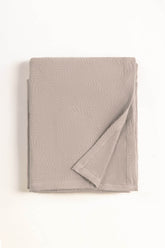 Opal Grey Matelasse Blanket