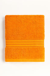 Orange Dyed Bath Towel 25