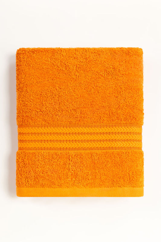 Orange Dyed Bath Towel 25