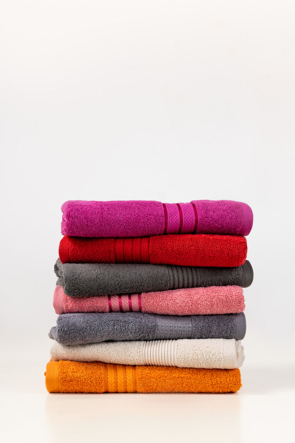 Orange Dyed Bath Towel 25