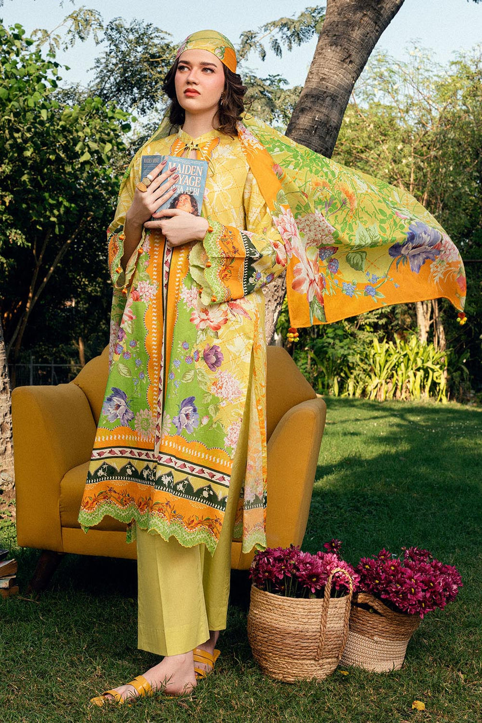 3 PIece Printed Lawn Suit