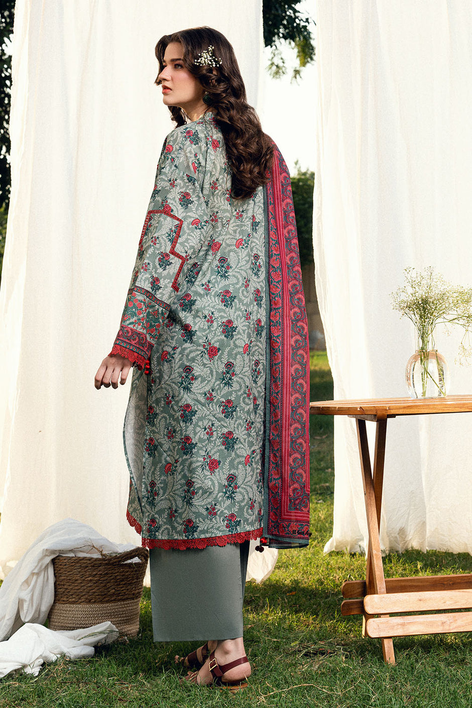 3 PIece Printed Lawn Suit