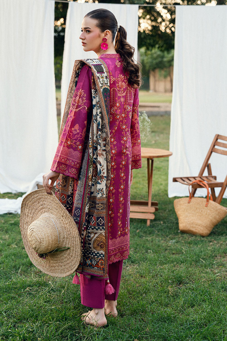 3 PIece Printed Lawn Suit
