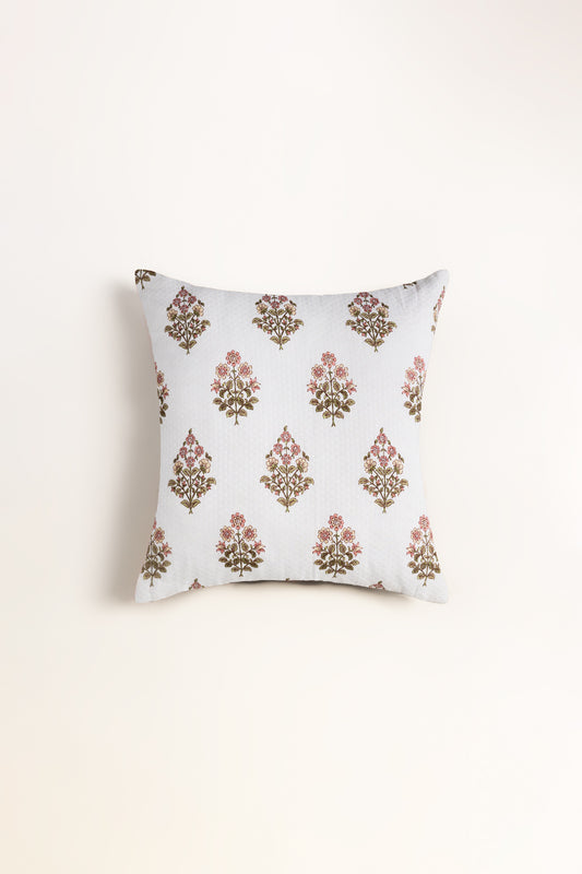 Pastel Bloom Matelasse Cushion Cover