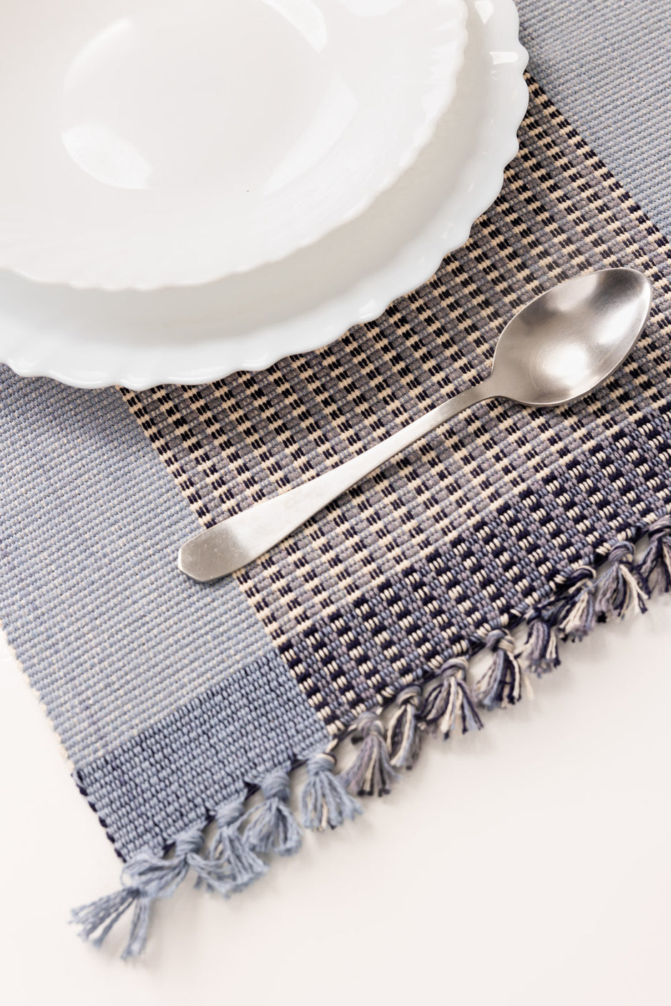 Plain Fabric Placemat Pair