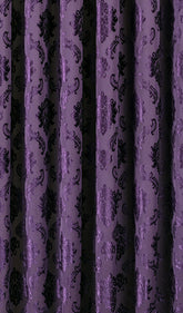 Purple Plum Chenille Curtain
