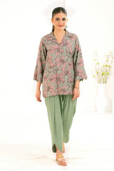 2 Piece Printed Cotton Linen Khaddar Suit SCT-52006