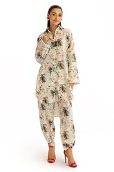 2 Piece Printed Jacquard Slub Khaddar Shirt and Trouser SCT-52001