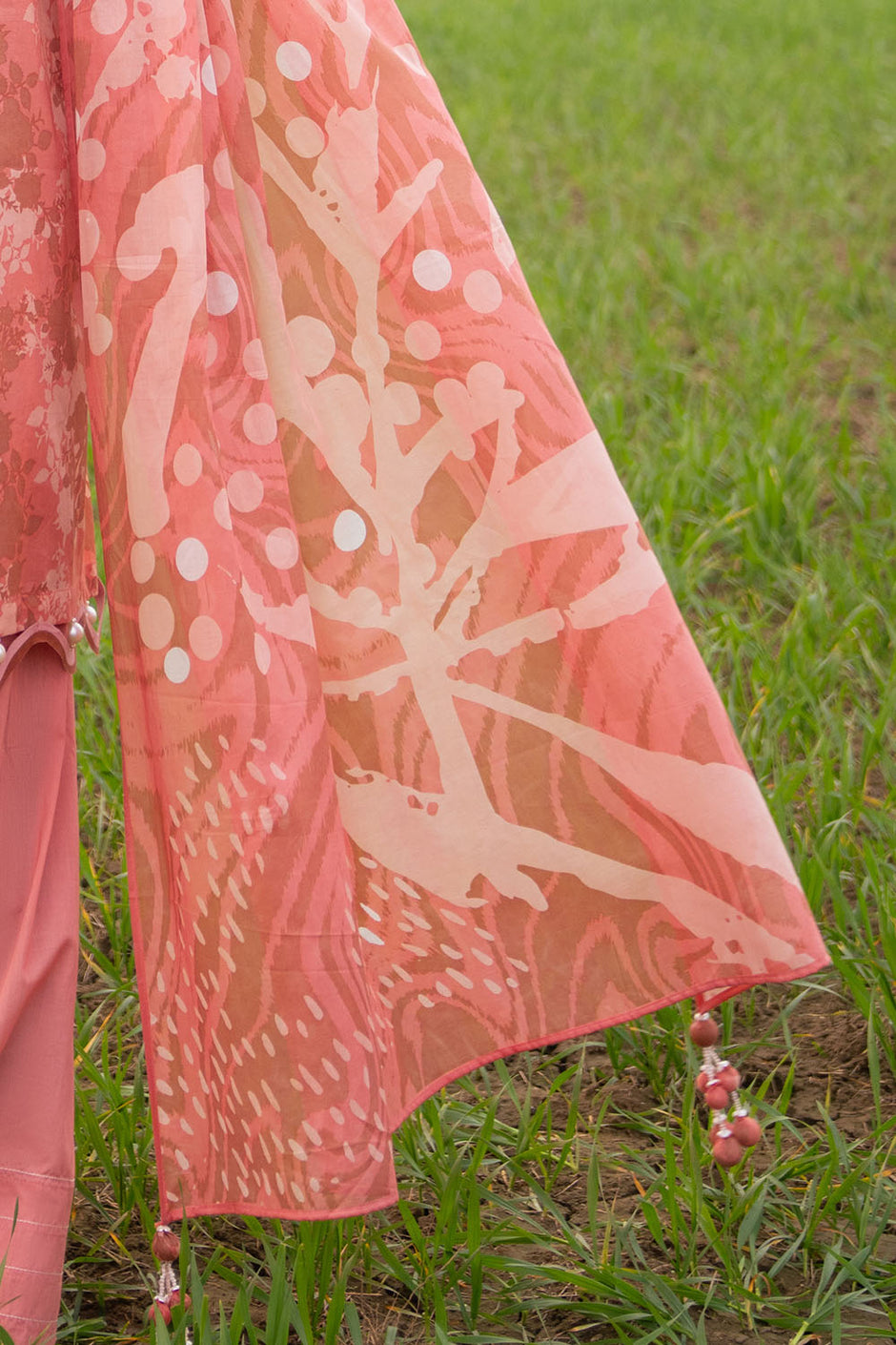 3 Piece Embroidered Printed Lawn Suit with Dupatta