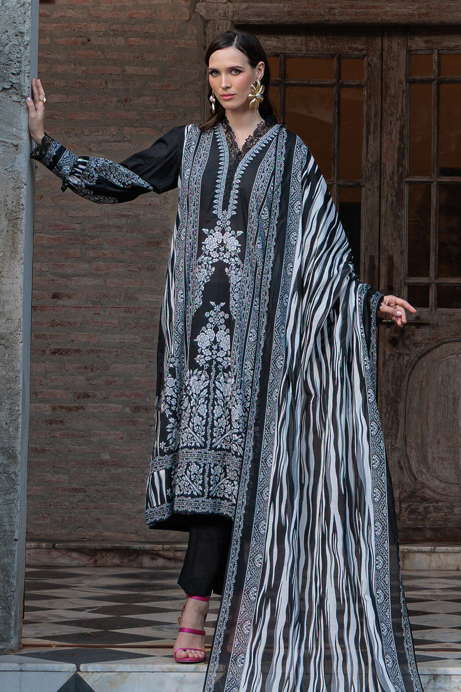 3 Piece Printed Lawn Suit