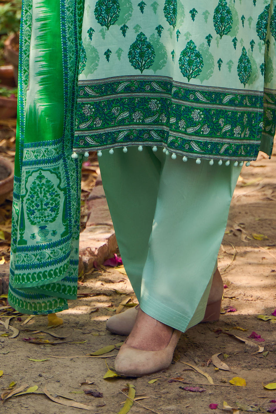 3 Piece Printed Lawn Suit with Dupatta