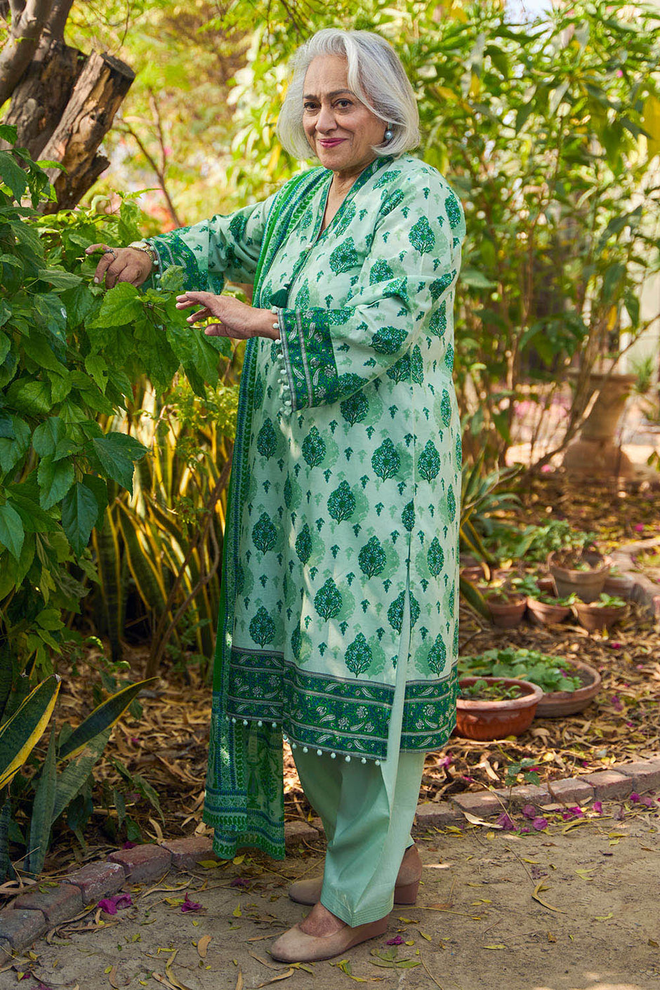 3 Piece Printed Lawn Suit with Dupatta