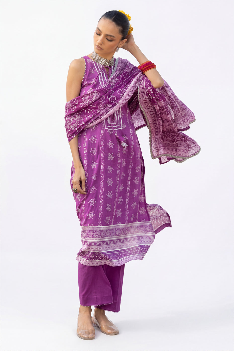 3 Piece Printed Lawn Suit CL-62026 A