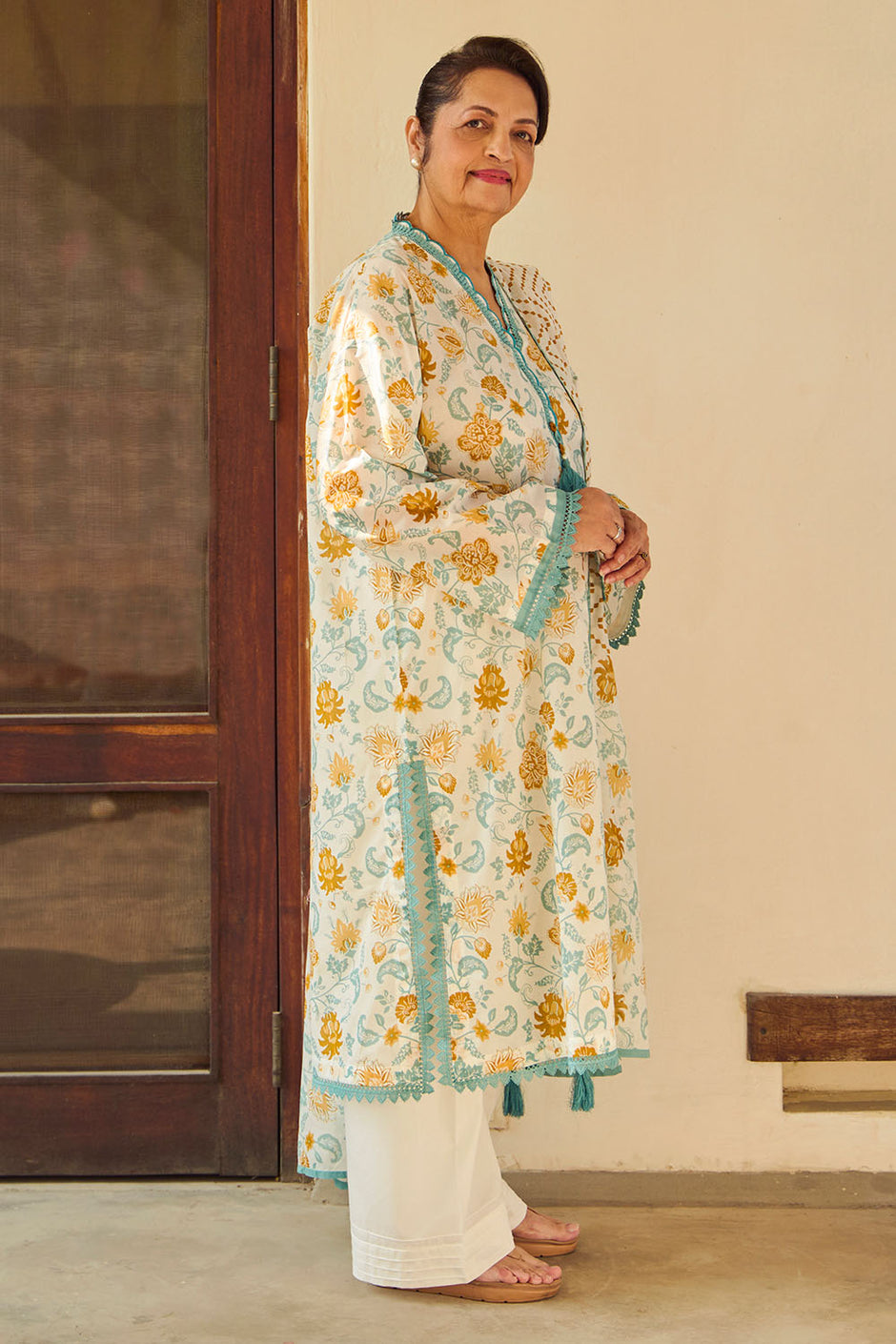 3 Piece Printed Lawn Suit with Dupatta