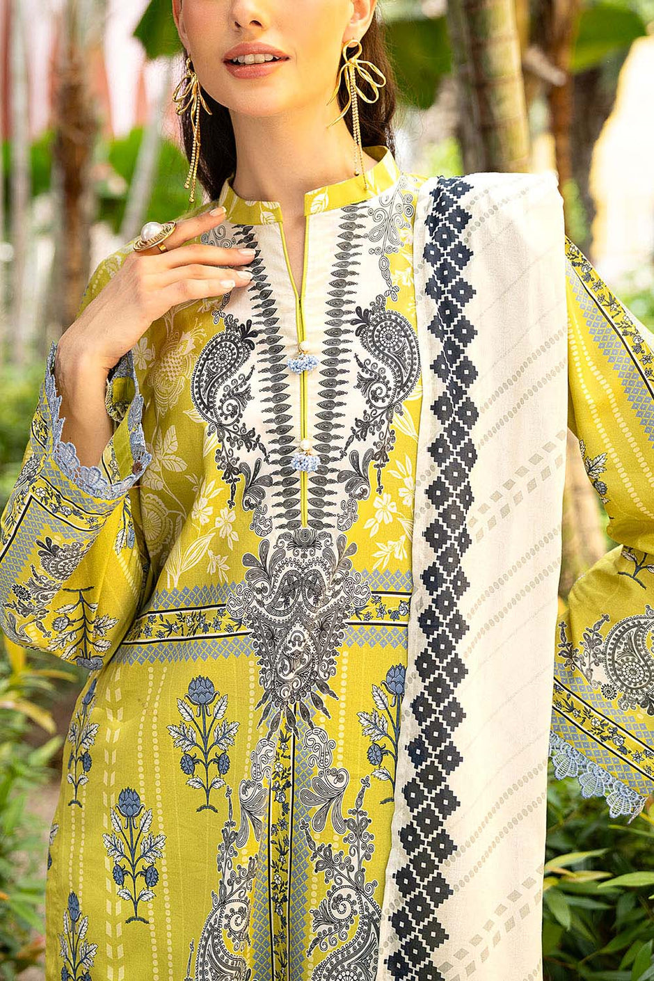 3 Piece Printed Lawn Suit