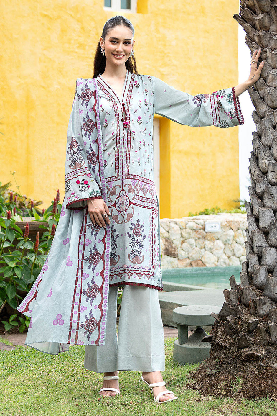 3 Piece Printed Lawn Suit