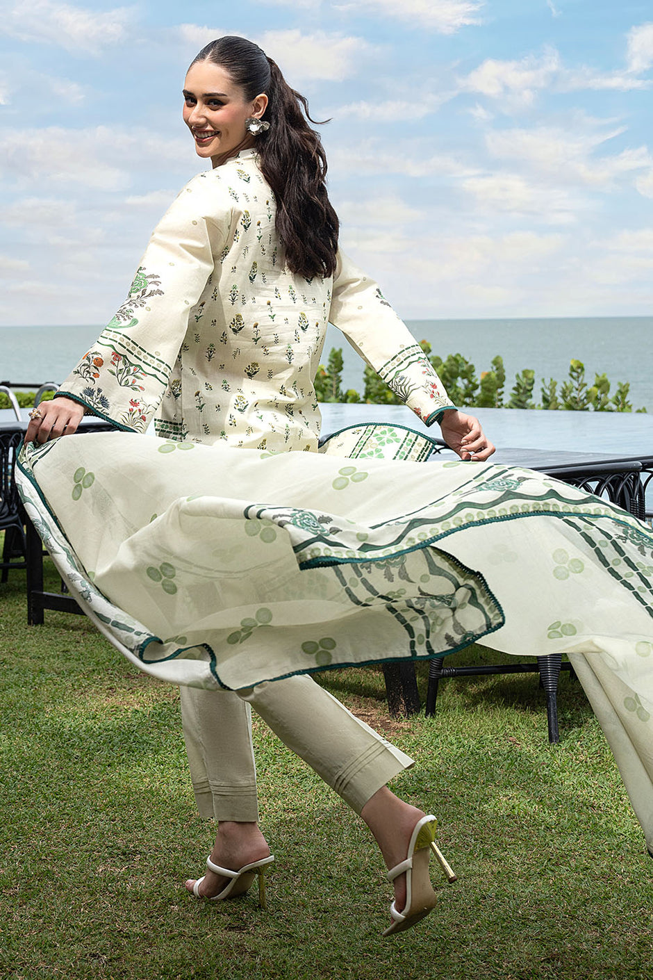 3 Piece Printed Lawn Suit