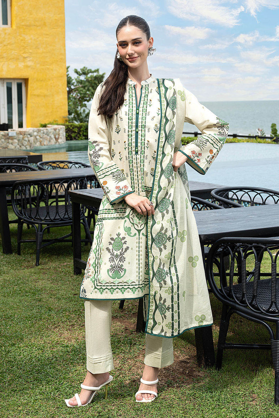 3 Piece Printed Lawn Suit