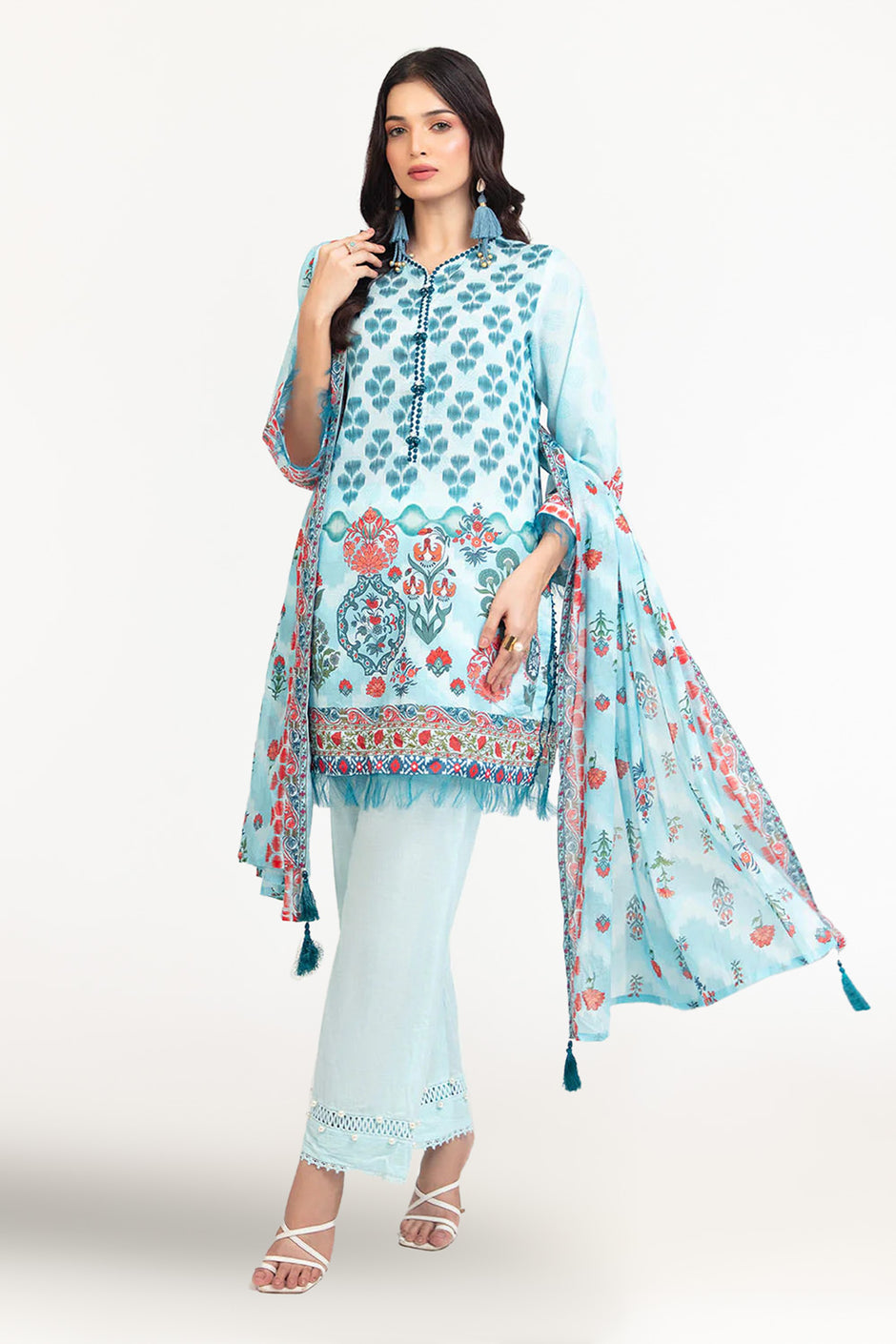 3 Piece Printed Lawn Suit