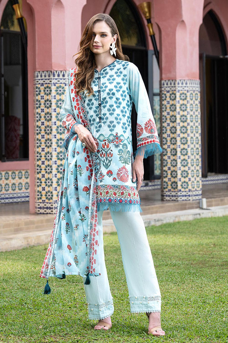 3 Piece Printed Lawn Suit
