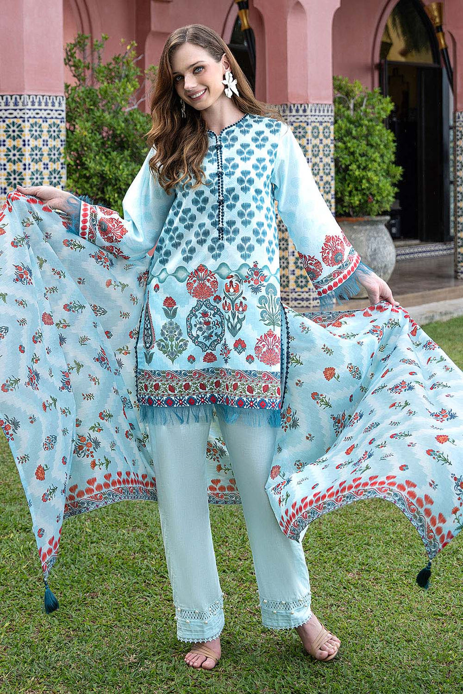 3 Piece Printed Lawn Suit