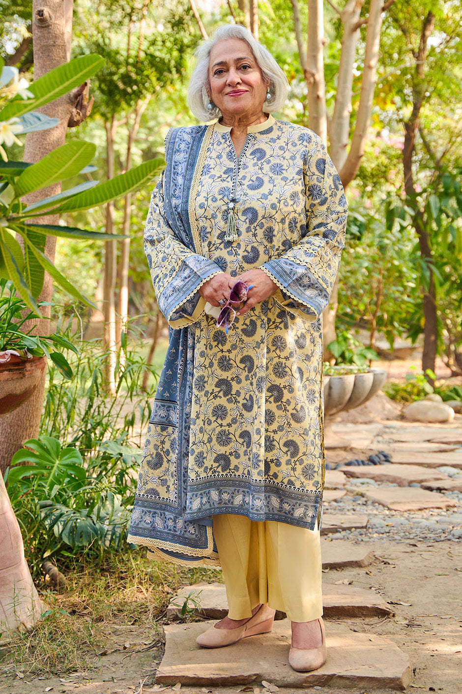 3 Piece Printed Lawn Suit with Dupatta
