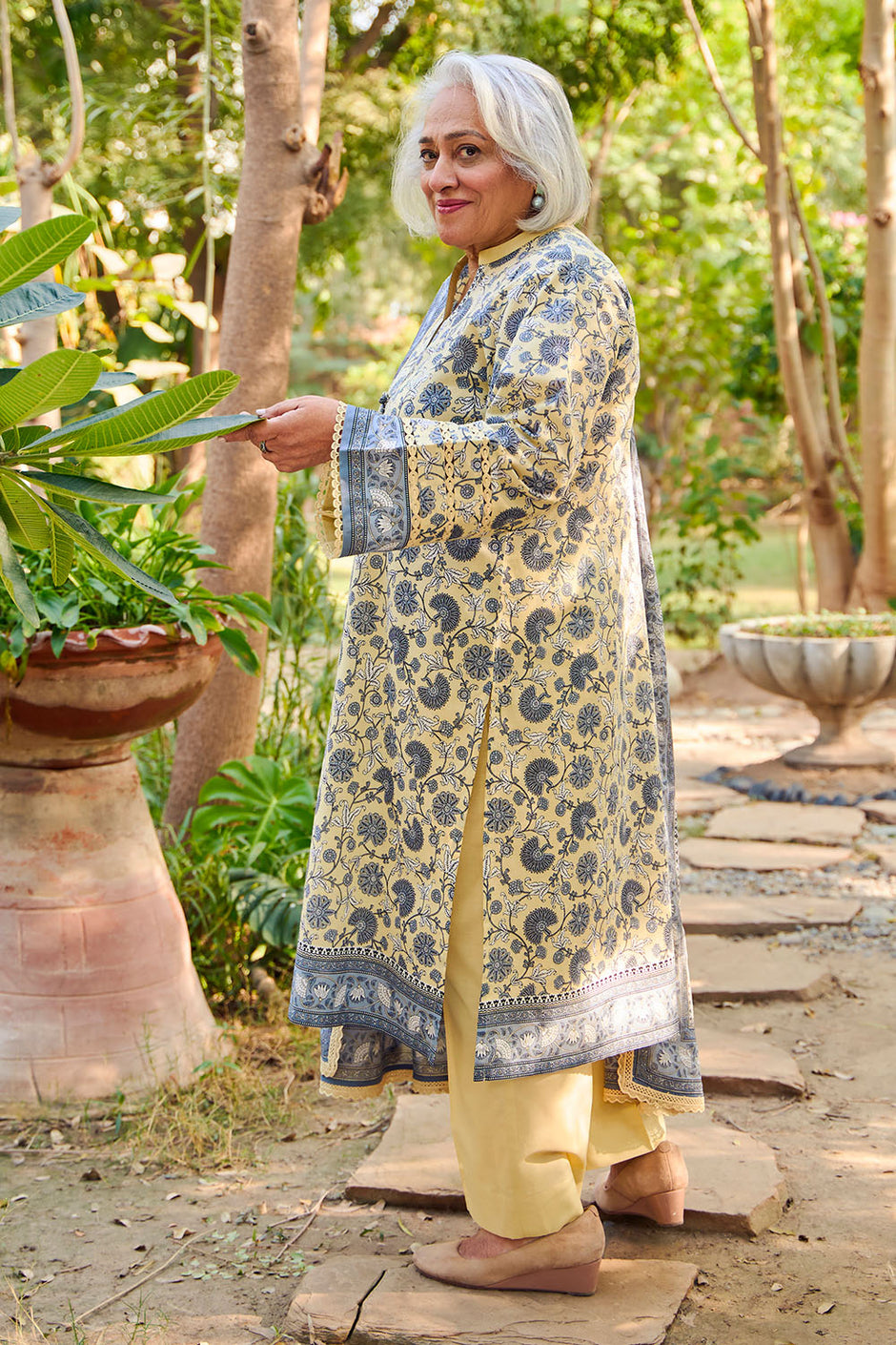 3 Piece Printed Lawn Suit with Dupatta